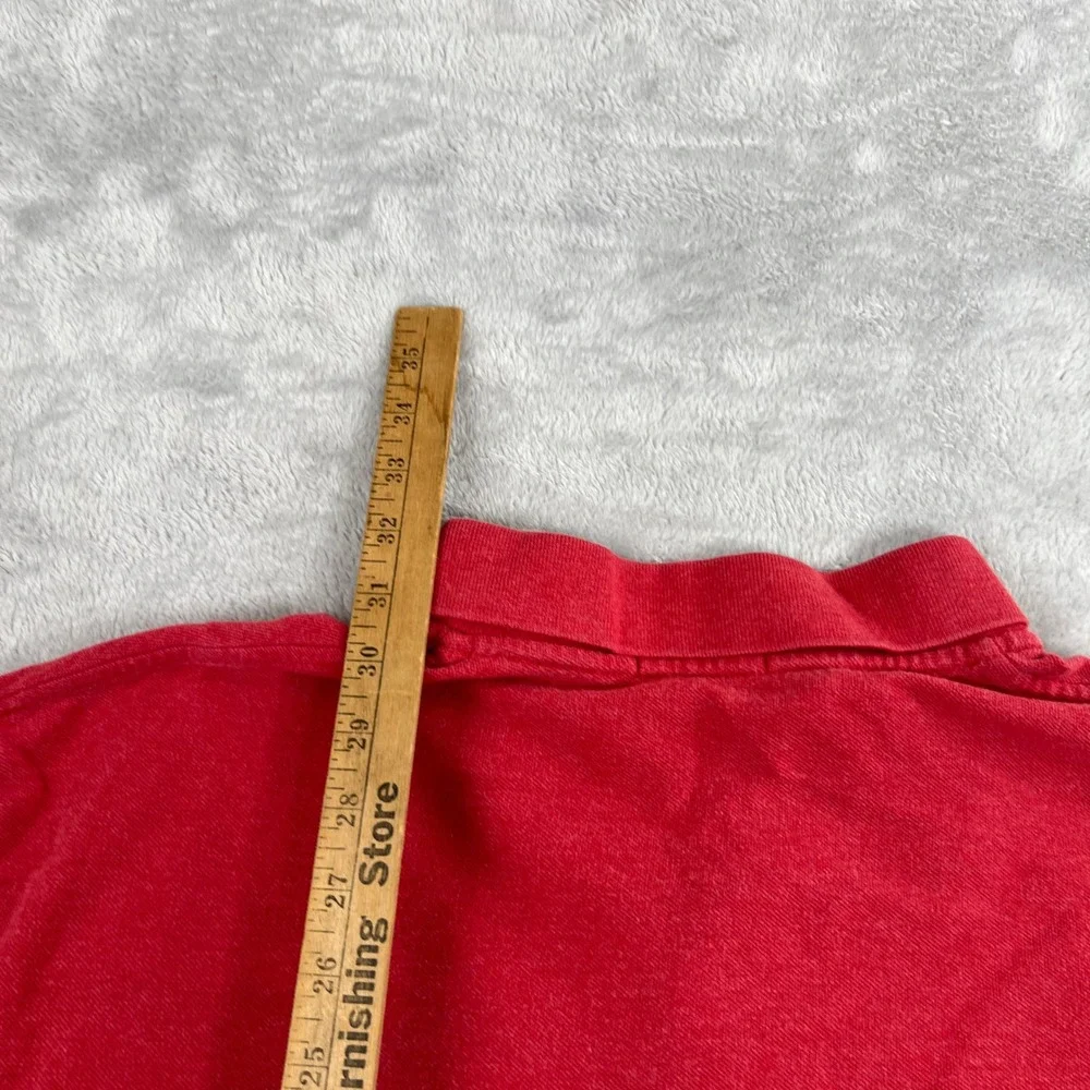 Polo Ralph Lauren Pique Cotton Polo 2XB Red Men Classic Preppy Short Sleeve
